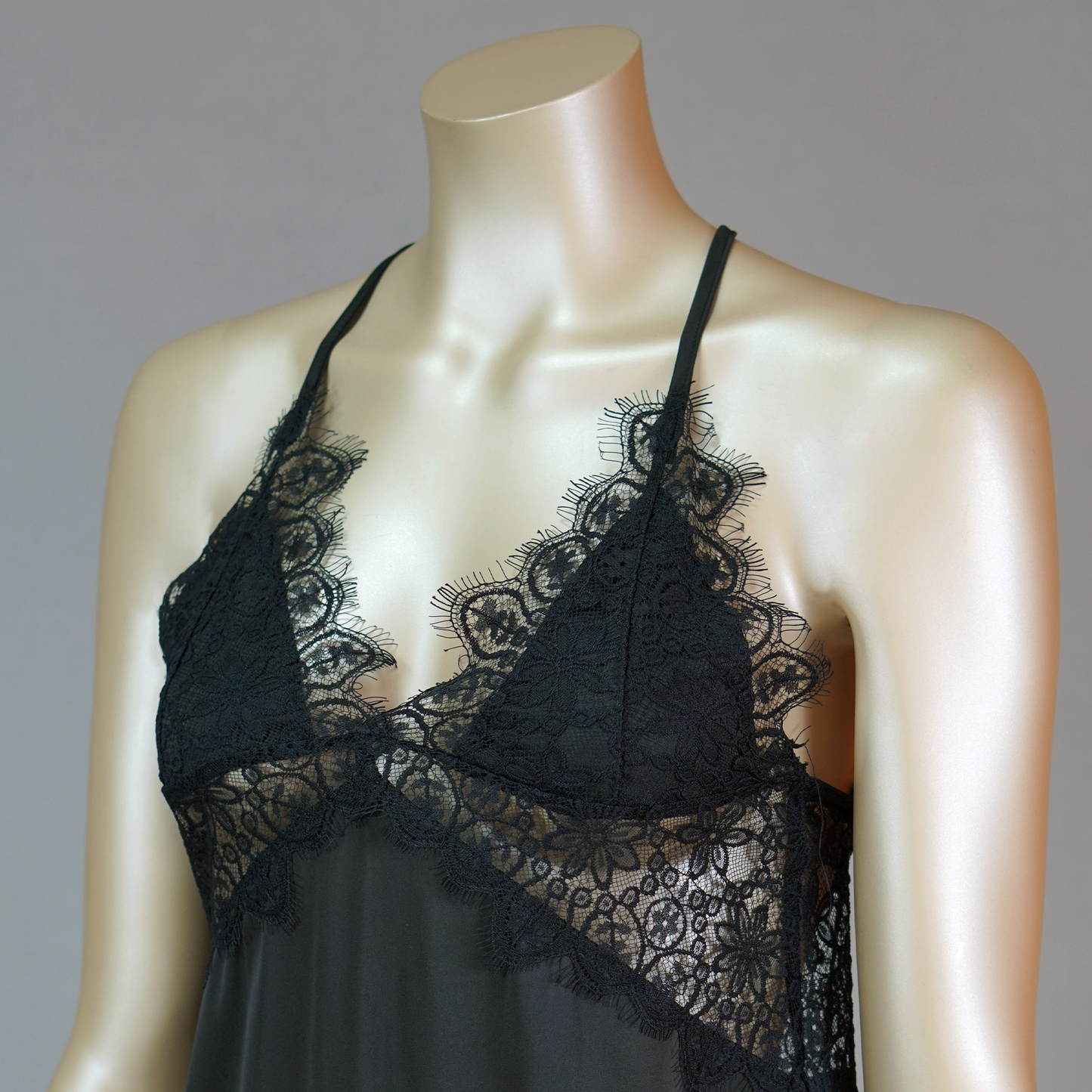Cami Floral Top Asymmetrical Hem Nightdress with Thong