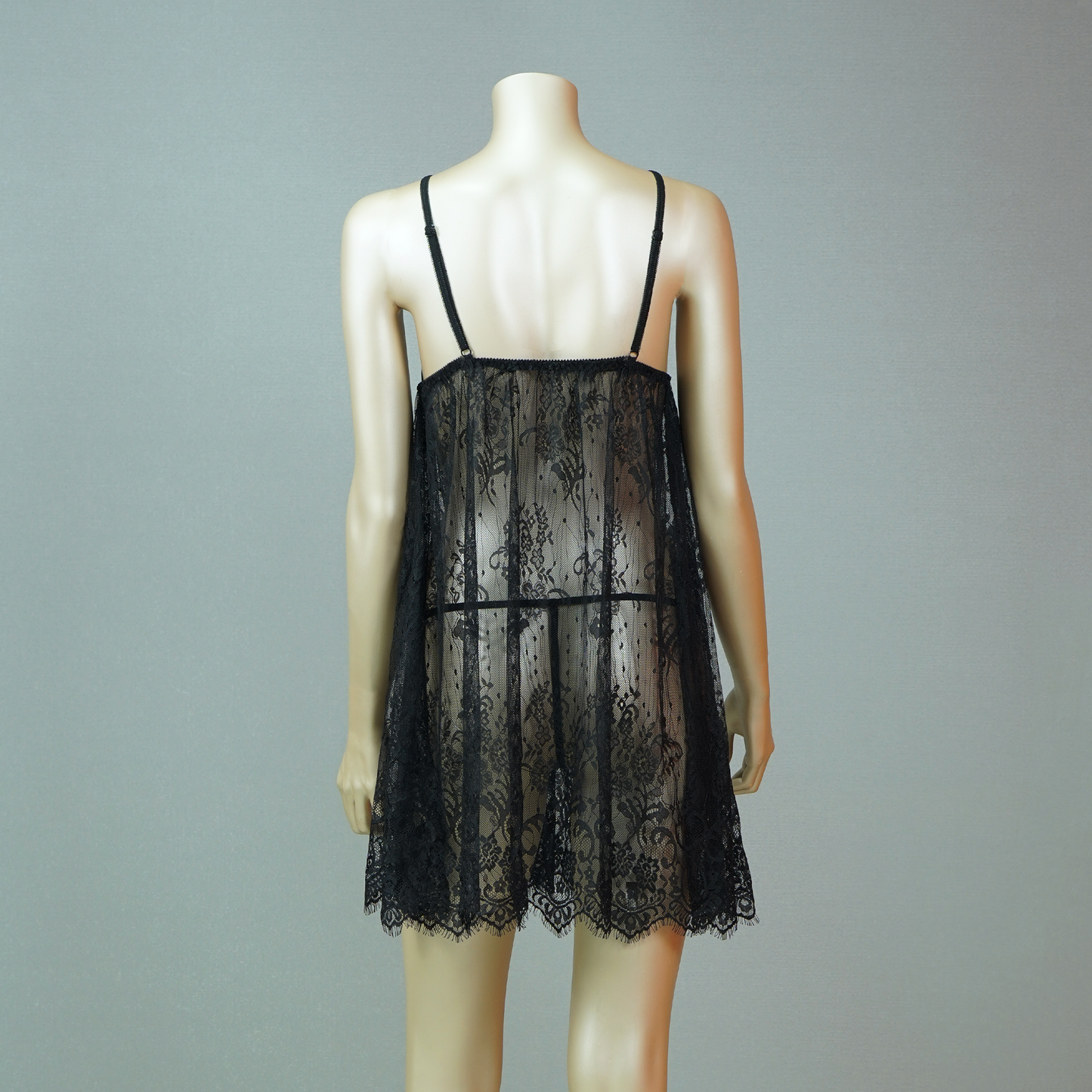 Babydoll Sexy V-Neck Sheer Lace with Thong