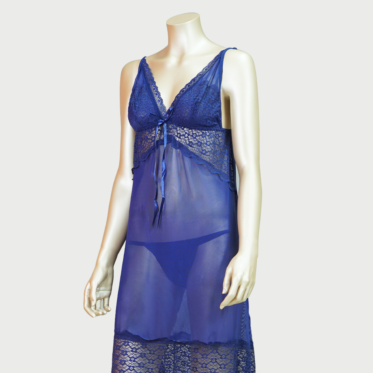 Sexy Sheer Chemise with Matching Thong