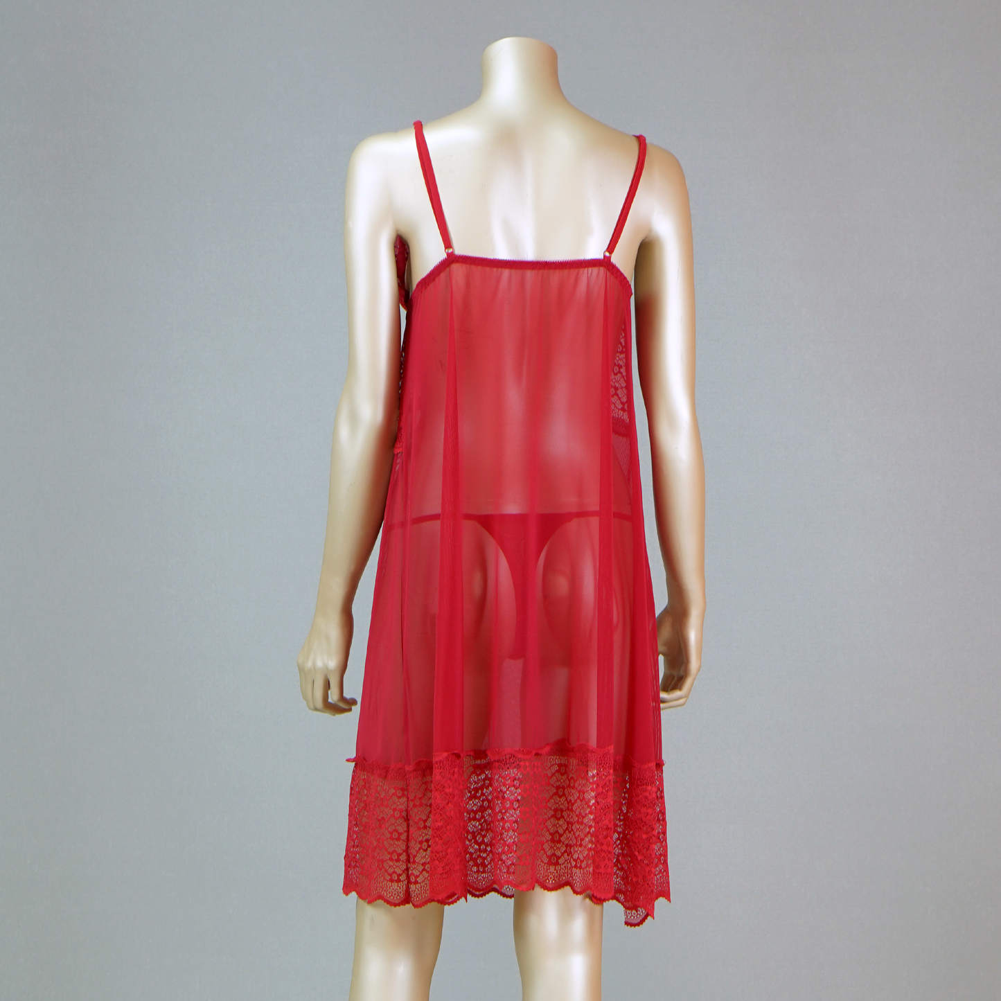 Sexy Sheer Chemise with Matching Thong