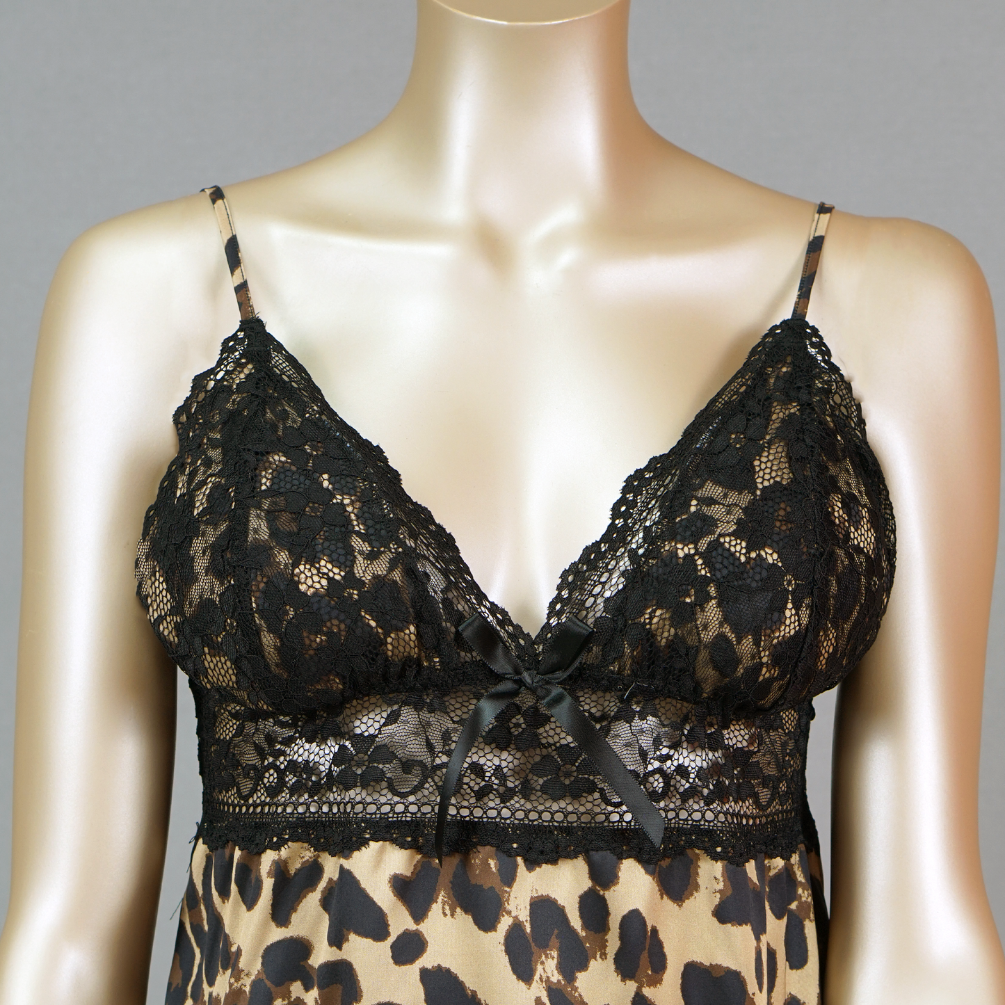 Lace Cami Top Leopard Print with Sexy Shorts