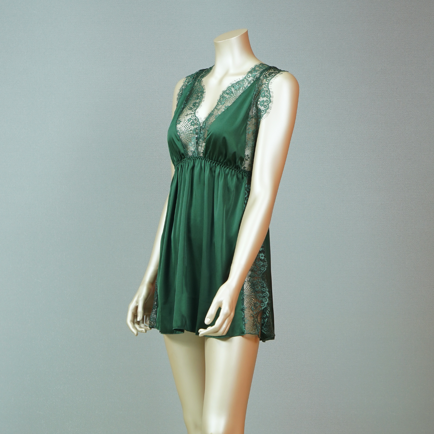 Babydoll Criss Cross Back Satin Nightdress